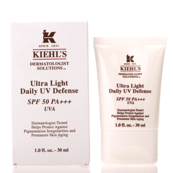 Kiehl's科颜氏焕白双效清爽隔离乳SPF30+ PA+++ 30ML