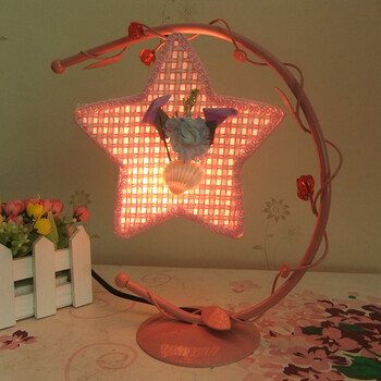 孙小圣 创意星星小夜灯田园宝宝可爱儿童房卡