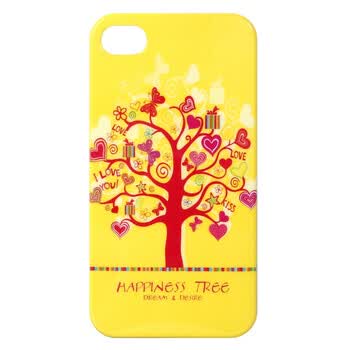 杰美特（JAPOD）华彩系列保护壳 （幸福树）适用于iphone4/4S