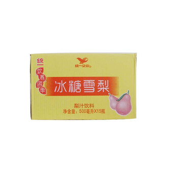 统一冰糖雪梨500ml*15瓶