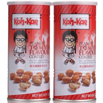 泰国Koh-Kae大哥酸辣汤味花生豆230g*2罐