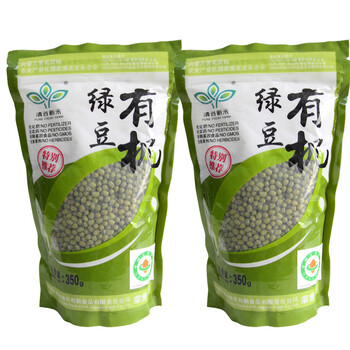 清谷新禾 有机绿豆 350g*2袋