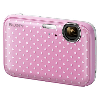 索尼（SONY） DSC-J20 数码相机 波点粉（1610万像素 2.7寸屏 4倍光变）