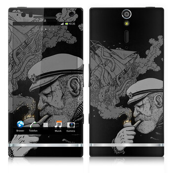 IdeaSkin 索尼 LT26i/Xperia S/Xperia Arc HD 皮肤 老船长的回忆 外壳保护套皮贴膜 BDGC081922