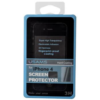优胜仕（USAMS）苹果iPhone4s 保护膜 皮革纹背贴+高清前膜 适用于苹果iPhone4/4s