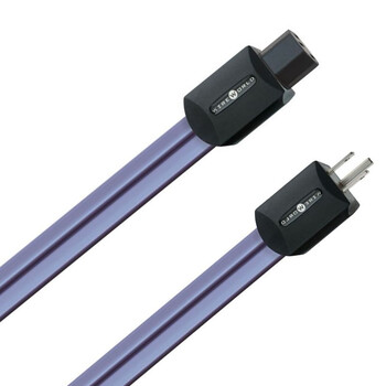 线世界（Wireworld） AURORA52Power Cord(AUP)极光 2.0米 FLAT POWER CORDS电源线 （浅灰色）