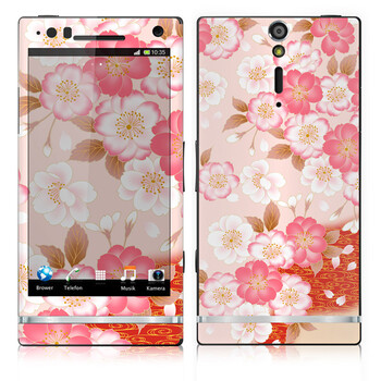 IdeaSkin 索尼 LT26i/Xperia S/Xperia Arc HD 皮肤 樱花绽放 外壳保护套皮贴膜 BDGA010283