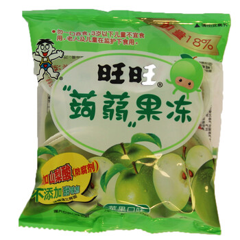 旺旺蒟蒻果冻(苹果)170g(加量18%)*4