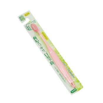 9.9樱花汇 珍珠塑柄平面型双色植毛牙刷2件顔色随机发 980644