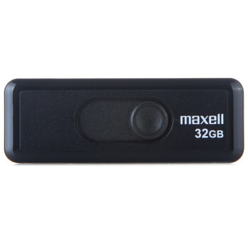 麦克赛尔（Maxell）精巧系列 经典 32GB U盘 黑色