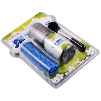 声缪斯（SONMUSE） SCK-0100 植物型LCD清洁套装 100毫升清洁液+羊毛刷+纤维布