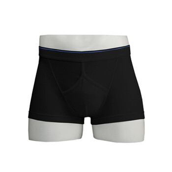 Jockey居可衣 男式棉氨Y-Front平角裤 JJ12121411 001黑色 XXL