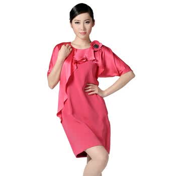 应大女装 2012春夏新款 奢华半袖礼服女士连衣裙