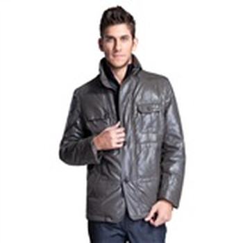 【反季清仓】FIRS杉杉 秋冬新款男装时尚休闲羽绒服 Y99108-2 灰色 190