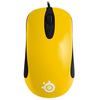 赛睿（SteelSeries）Kinzu v2 光学游戏鼠标 黄色