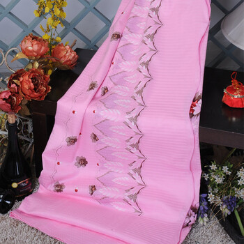 民光 全线丝光印花床单 新绿 M-4612 红 200*228cm