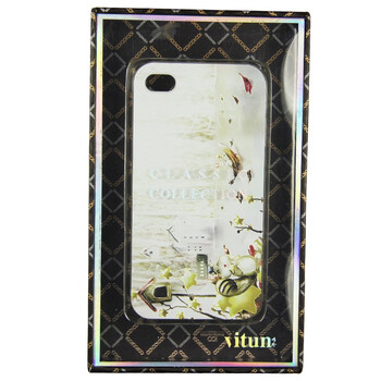 唯珍 苹果 Apple iPhone 4 4S浮雕保护壳 彩绘壳 背壳 护盾（池塘）