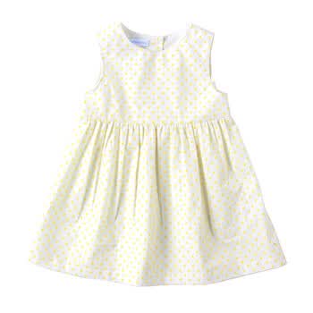 Ponie Conie 童装 夏装2012新款 女婴公主裙 连衣裙 80504 白底黄点 24M