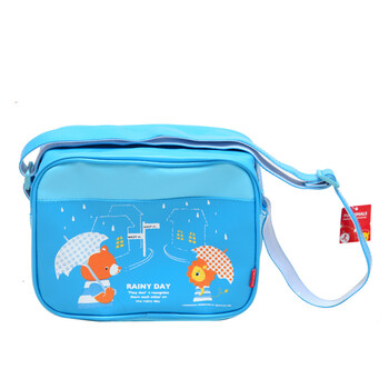 FUNNIMALS 新款PVC材料动物单肩包挎包 蓝色 长23cm 宽10cm 高18cm