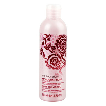 The Body Shop TBS美体小铺 摩洛哥玫瑰沐浴露250ml 补水保湿滋养紧致