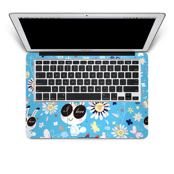SkinAT 苹果笔记本MacBook手托保护贴膜 不含键盘 3M材料 love兔 Pro 17