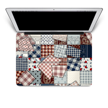 SkinAT 苹果笔记本MacBook手托保护贴膜 含键盘 3M材料 布艺 Pro 13