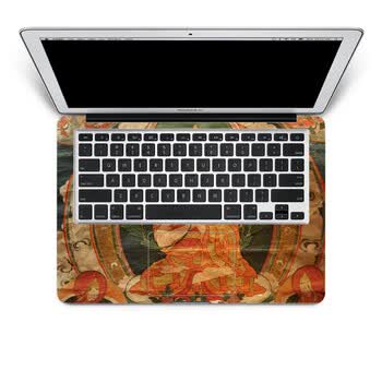 SkinAT 苹果笔记本MacBook手托保护贴膜 不含键盘 3M材料 佛法 Pro 15 (Retina)