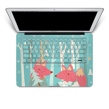 SkinAT 苹果笔记本MacBook手托保护贴膜 含键盘 3M材料 狐狸过节 Pro 15 (Retina)