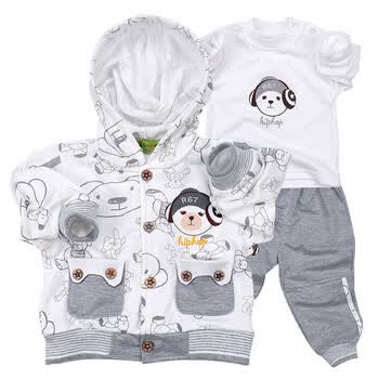 达晶 2012新款 男童童装/宝宝/婴幼儿服装 儿童套装 春秋春装 5029 麻灰 100