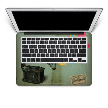 SkinAT 苹果笔记本MacBook手托保护贴膜 不含键盘 3M材料 怀旧卡 Pro 17