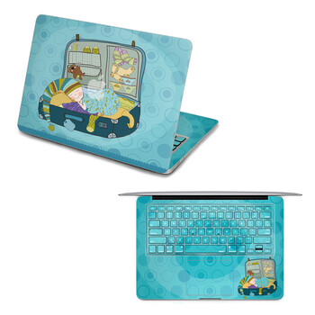 SkinAT 苹果笔记本MacBook全套保护贴膜 3M材料 梦箱里的孩子 Air 11