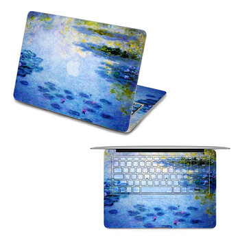 SkinAT 苹果笔记本MacBook全套保护贴膜 3M材料 睡莲 Air 13 2011款