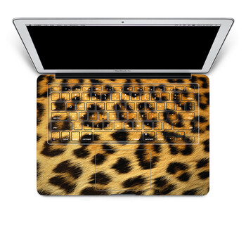 SkinAT 苹果笔记本MacBook手托保护贴膜 含键盘 3M材料 经典豹纹_2 Pro 13