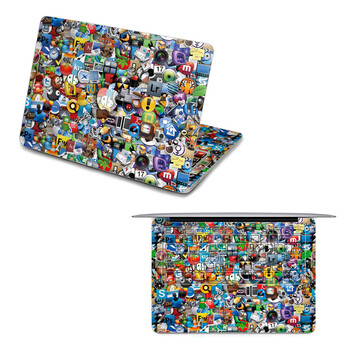 SkinAT 苹果笔记本MacBook全套保护贴膜 3M材料 图标开会 Air 13 2011款
