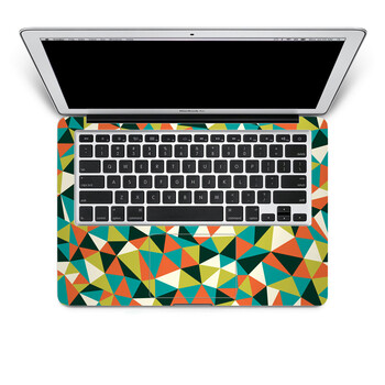 SkinAT 苹果笔记本MacBook手托保护贴膜 不含键盘 3M材料 菱形组合 Air 13 2011款