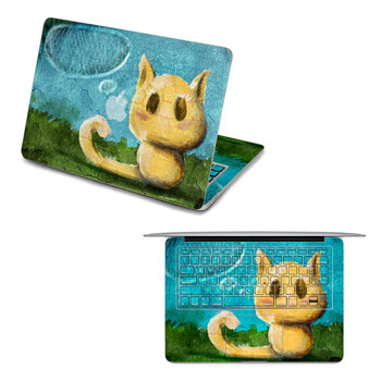 SkinAT 苹果笔记本MacBook全套保护贴膜 3M材料 涂鸦墙小猫 Pro 13