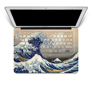 SkinAT 苹果笔记本MacBook手托保护贴膜 含键盘 3M材料 惊涛骇浪 Air 13 2011款