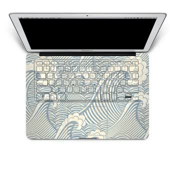 SkinAT 苹果笔记本MacBook手托保护贴膜 含键盘 3M材料 浪打浪 Pro 15 (Retina)