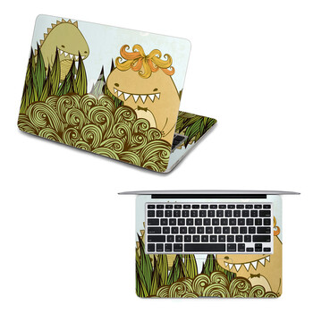 SkinAT 苹果笔记本MacBook全套保护贴膜 不含键盘 3M材料 卷发恐龙 Pro 15 (Retina)