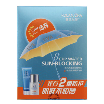 露兰姬娜 八杯水 水肌亮白防晒搭档 SPF25 （70ml+80g）