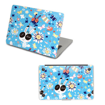 SkinAT 苹果笔记本MacBook外壳及底部保护贴膜 3M材料 love兔 Pro 15 (Retina)