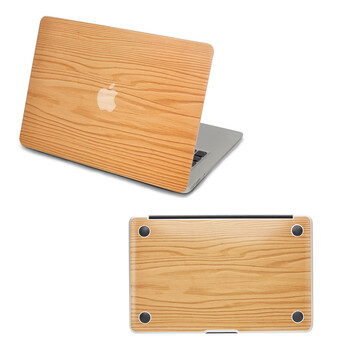 SkinAT 苹果笔记本MacBook外壳及底部保护贴膜 3M材料 经典浅色木纹 Pro 17