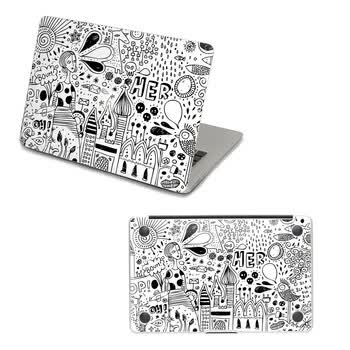 SkinAT 苹果笔记本MacBook外壳及底部保护贴膜 3M材料 手绘生活 Pro 13