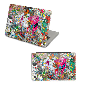 SkinAT 苹果笔记本MacBook外壳及底部保护贴膜 3M材料 像素画13 Air 11
