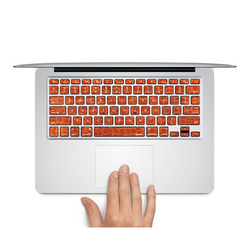 SkinAT MacBook苹果笔记本 iMac 键盘贴膜 保护贴 键盘膜 贴纸 皮革 Pro 15 (Retina)
