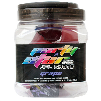 中国台湾PartyStar酒果冻葡萄味370g