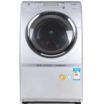 三洋（SANYO） XQG65-L903BCX 6.5公斤 变频空气洗 斜式滚筒洗衣机（亮银色）