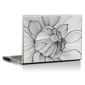 SkinAT 苹果笔记本MacBook外壳A面保护贴膜 3M材料 白描花 Pro 15 (Retina)