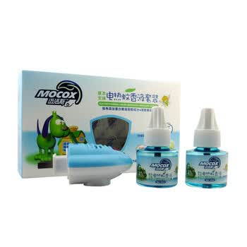 迈洁斯MOCOX 草本无味电热蚊香液套装 （蚊香液45ml*2+液体蚊香器一个） 8009