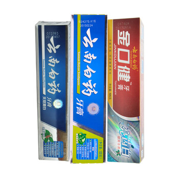 云南白药牙膏劲爽三宝3支装（薄荷清爽100g+冬青135g+酷爽冬青105g）